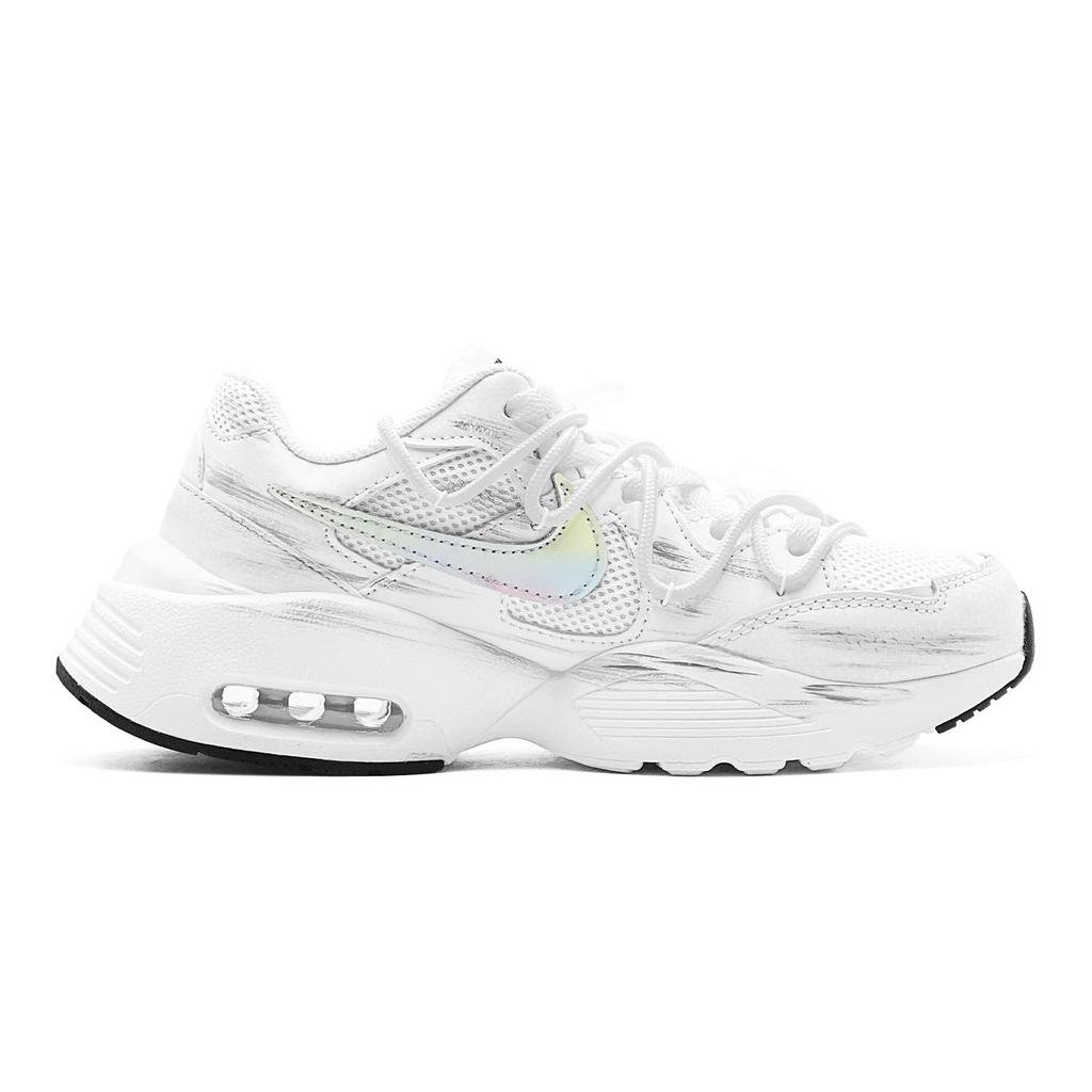 Nike Air Max Fusion Abrasion Resistant, Breathable, Lightweight Low top Running Shoes Women's Silver White CJ1671-100(TeamS2-S-BOX)