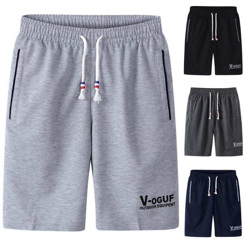 Мужские шорты Тонкие повседневные спортивные летние пятиточечные брюки Свободные пляжные брюки Бриджи Мужские брюки