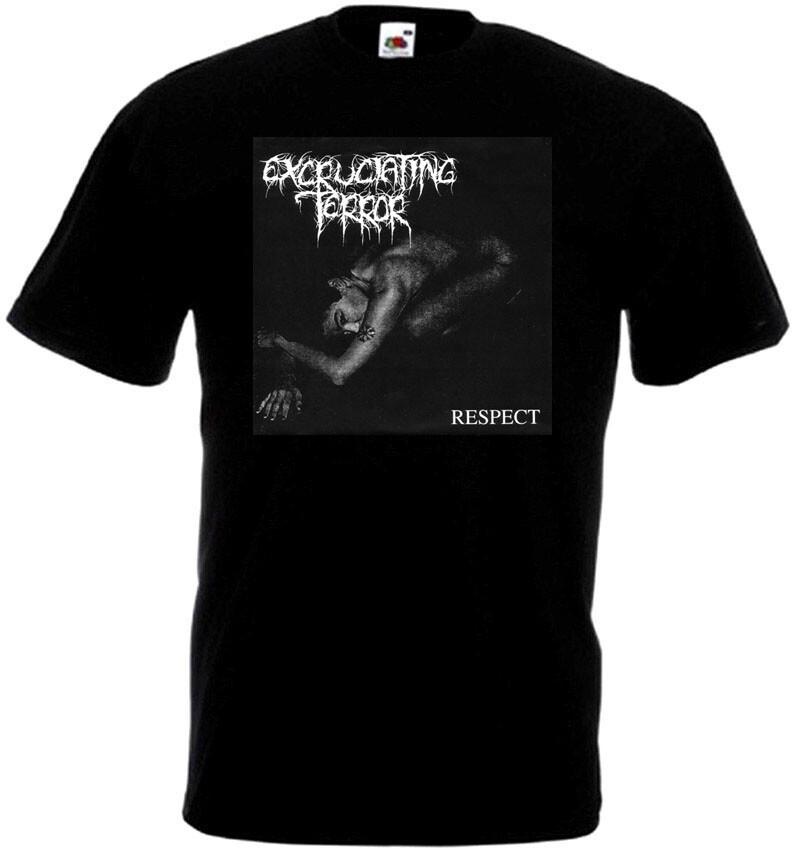 Excruciating Terror v4 Respect T-shirt hardcore punk black all sizes S5XL