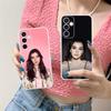 Hailee Steinfeld Clear Mobile Phone Case for Samsung Galaxy S25 S24 S23 S22 S21Plus FE Ultra Colorful Cover
