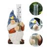 Датчик дождя Gnome Изысканный прочный водостойкий водомер из смолы Украшения Gnome для сада
