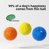 High Elasticity Pet Toy Ball Latex Squeaky Toy Ball Molar Ball Teeth Cleaning Toy  Pet Supplies