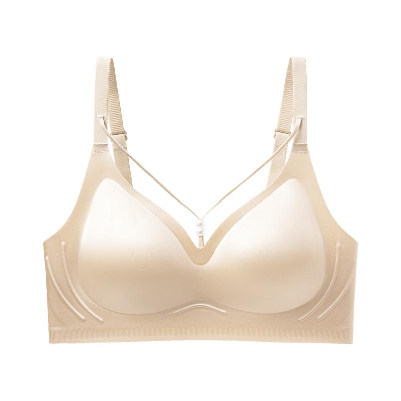 Бесшовный беспроводной бюстгальтер: Мягкая поддержка, Предотвращает обвисание, Разработано для большой груди