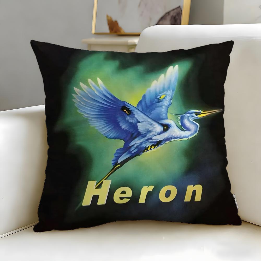 popular fashion brand Heron Preston Cushion Cover Soft EasyWash Pillow Case Versatile for Couch Bed Travel and Office
