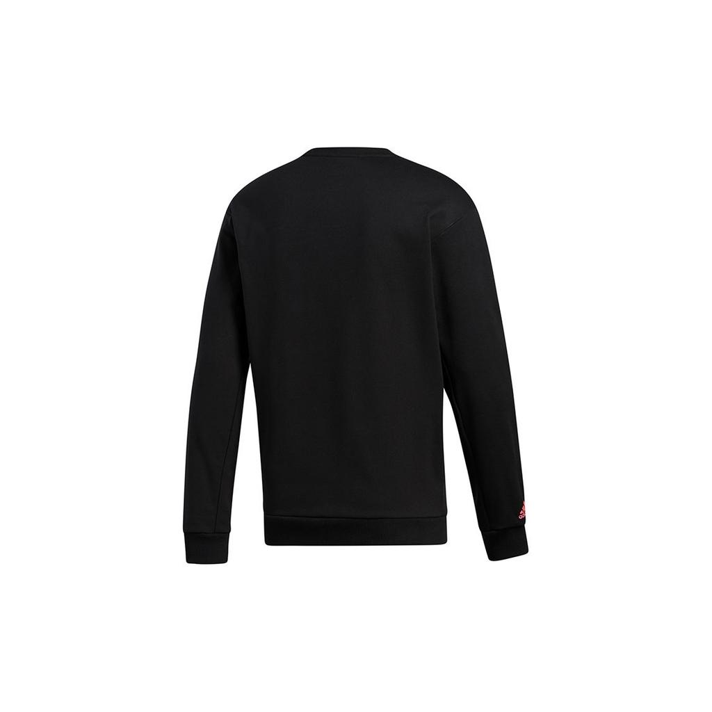 adidas Толстовки Мужские Черные С Круглым Вырезом Умеренная Обычная GP6260
