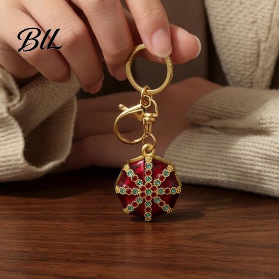 Ethnic Cap Keyring Rhinestone Hat Keychain, Bling Octagonal Car Key Ring Ring, Zinc Alloy Pendant for Backpacks and Handbags Decorative Purse Charms