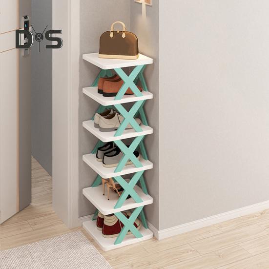 Полка для хранения обуви, прочная, несущая, простая в установке, многослойная, съемная, органайзер для обуви