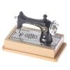 1/12 Dollhouse Miniature Sewing Machine With Scissors Thread Cloth