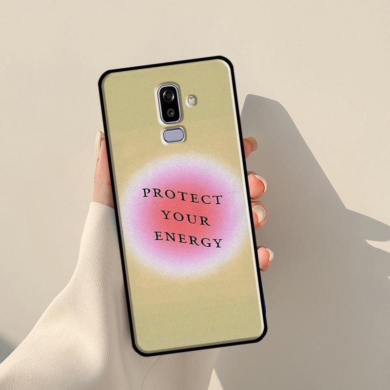 Чехол Ins Style Spiritual Angel Energy Hippie для Samsung Galaxy J4 J6 Plus 2018 A6 A7 A8 A9 J8 J1 2016 A3 A5 J3 J7 J5 2017