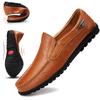 Leather Men Casual Shoes Luxury Brand Mens Loafers Moccasins Breathable Slip On Black Driving Shoes Plus Size 37-47