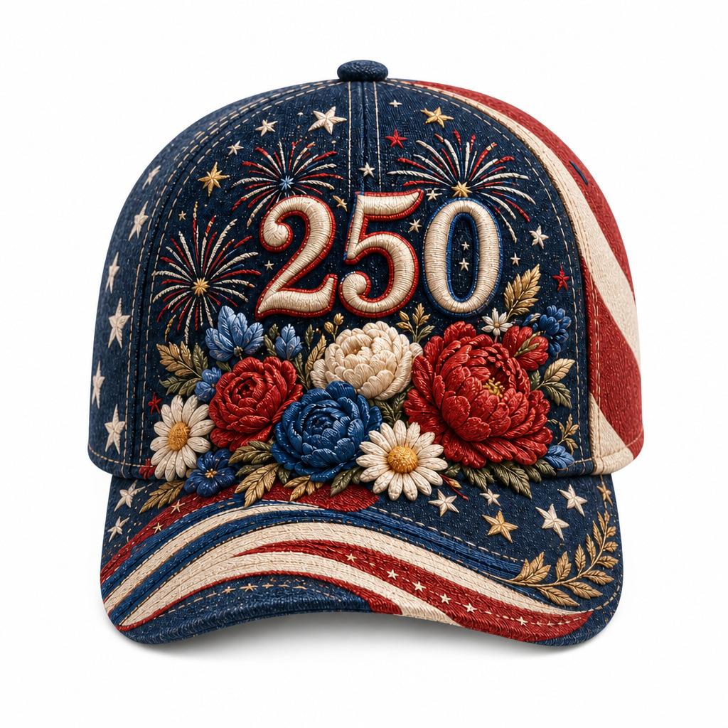 D New American Independence Day sunshade baseball cap outdoor cap men's and women's digital printed hat