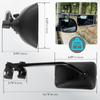 2PCS Universal Towing Mirror Tow Mirror Caravan Trailer Car Rear View Mirror Blind Spot Convex Wide Angel Safe Hauling Extension