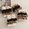 Elegant French Satin Scrunchie: High-End Autumn/Winter Hair Tie with High Elasticity