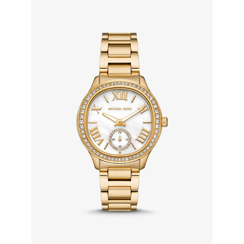 Michael Kors Часы Michael Kors Sage Pavé с золотистым покрытием MK4805
