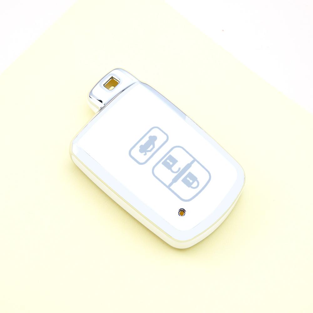 2 3 4 Кнопки Серебристый Край ТПУ для Toyota Camry RAV4 Avalon Auris Автомобильный Чехол Брелок Бесключевой Держатель Чехол для Смарт-Ключа Сумка Держатель Защитник