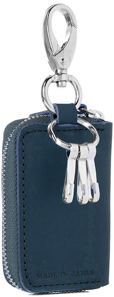 Синий чехол для ключей, чехол для ключей для мужчин и женщин, чехол для смарт-ключа, популярный бренд, компактный, роскошный, дорогой, кожаный чехол для ключей от автомобиля, Tochigi, кожаный чехол для смарт-ключа, брендовый чехол для ключей