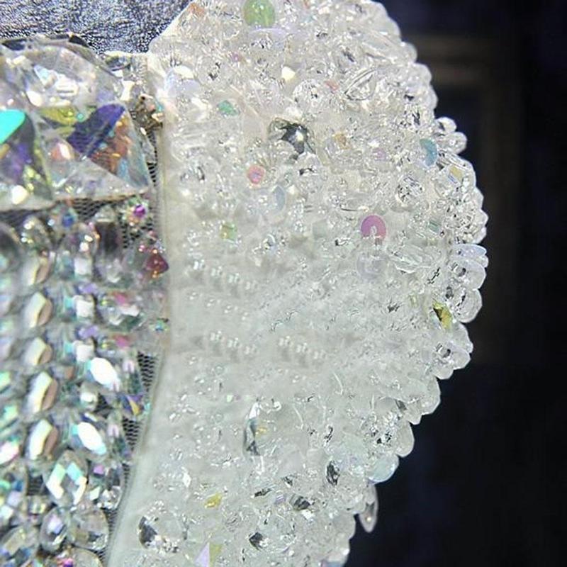 Sweetheart Lace Up Silver Lined A Line Sweep Train Charming Button Wedding Dress