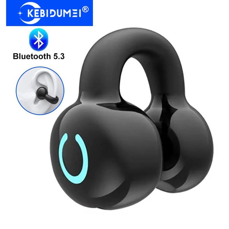 Беспроводные наушники Bluetooth 5.3 с микрофоном, стереогарнитура HiFi для спорта, шумоподавление, вкладыши