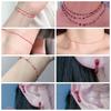 Clavicle Chain Jewelry Gothic Blood Drop Earrings Cross Necklace Gothic Blood Drop Bracelet  Lady