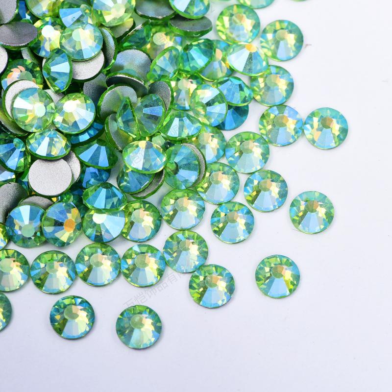 Стразы для дизайна ногтей, хрустальные стеклянные аксессуары, сделай сам, дрель с плоским дном, чехол для мобильного телефона, разноцветные, аксессуары Guomao A, аксессуары