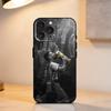 F-Футбол S-Звезда L-Лионель Месси Чехол для телефона для iPhone 17,16,15,14,13,12,11 Plus,Pro Max,XS,Мягкий силиконовый черный чехол