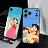 Heidi Cartoon Phone Case For IPhone 17 Air 16 E Pro Max 15 14 13 Mini 12 Pro 11 Max Plus Black Soft Shell