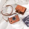 Instax Mini Evo Case for Fujifilm Instax Protective Full Scratch Shoulder Strap PU Easy to Easy to Magnetic Snap Included Film, Cover, Protection,