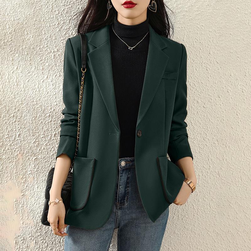 ZANZEA Женский повседневный кардиган-блейзер с лацканами с вырезом и длинными рукавами
