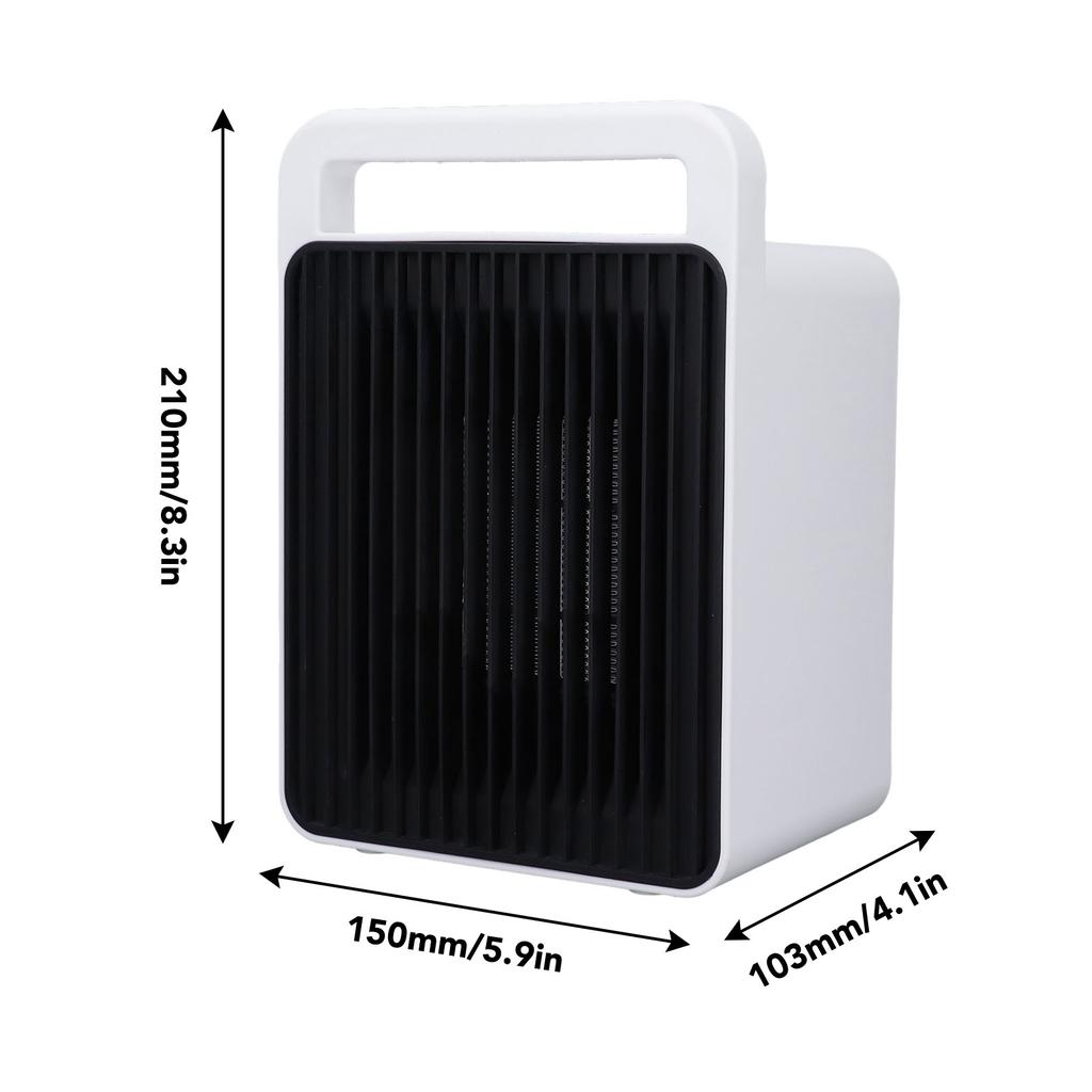 Обогреватель ABS, быстрый нагрев, энергосберегающий, настольный, портативный, электрический обогреватель для спальни, офиса и т. д. 