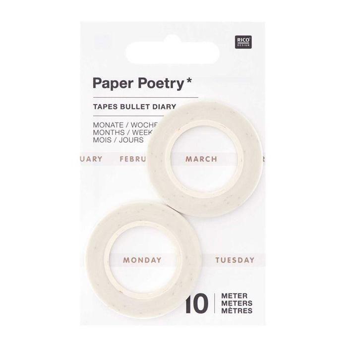 2 Masking Tapes End of Month &; Days