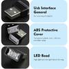 4 PCS USB LED Car Interior Atmosphere Lamp, Mini Portable Plug-in Ambient Lighting Kit, Soft Night Light Decor, Universal Vehicle Accessories for
