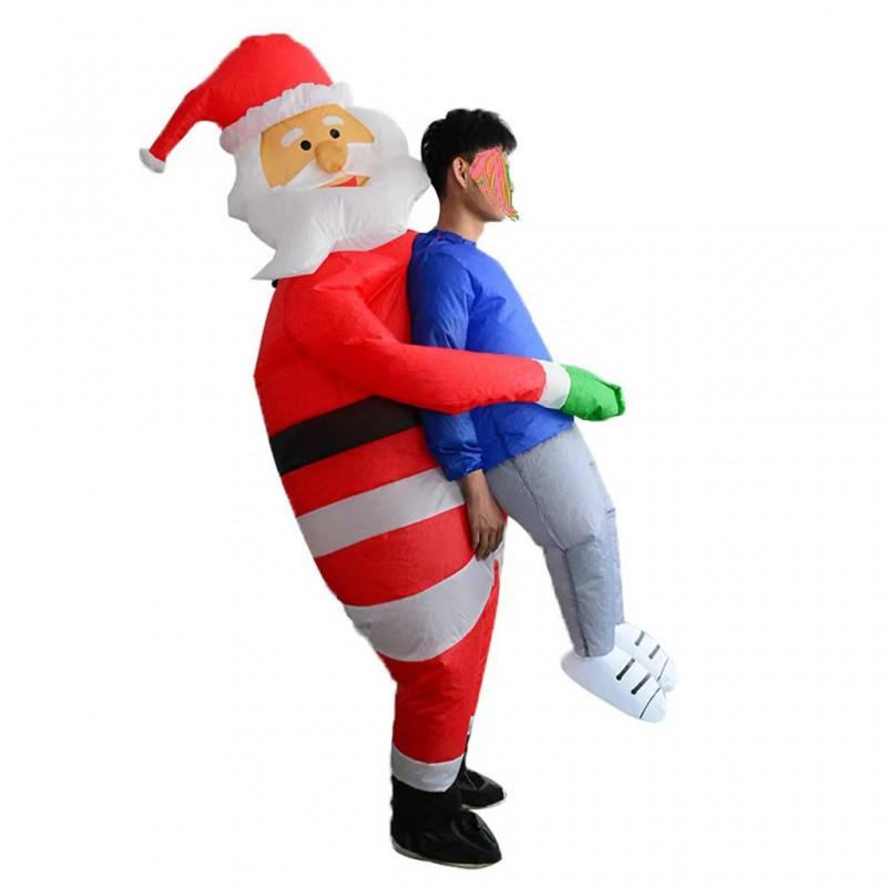 Inflatable Alien Costume Adults Halloween Party Prank Prop Funny Scary Outfit