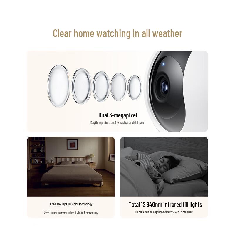 Умная камера Xiaomi C300 с двумя объективами 360° (Китайская версия)