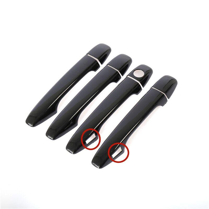 Для Toyota Voxy/Porte/Sienta/Noah 2011 2012 2013 2014 2015 2016 Глянцевая черная ручка двери автомобиля Накладка Наклейка