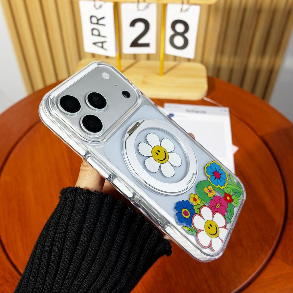 Чехол для iPhone 17 Pro Max/15 Pro с поворотной подставкой на 360°