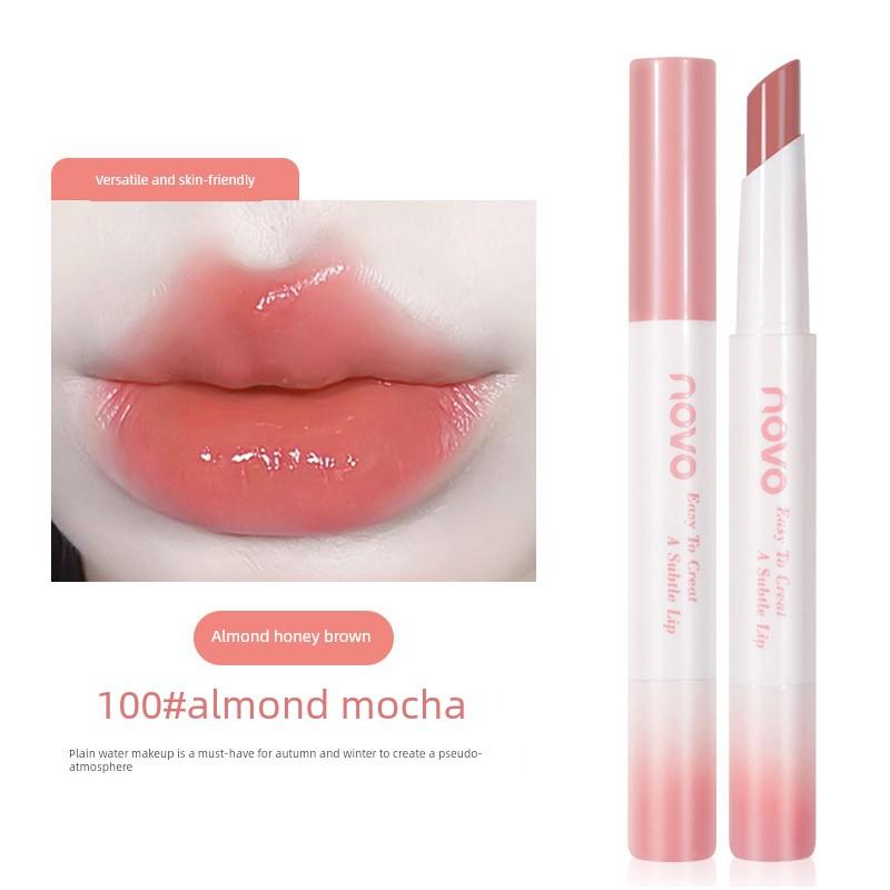 Nude Color Lipstick Stick, Lip Gloss for Women, Non-Fading, Non-Stick Cup, Low Saturation for Autumn and Winter, Natural Makeup, Niche Brand