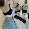 Спортивное нижнее белье Бюстгальтер для бега для фитнеса Ударопрочный и противопровисающий Нижнее белье с красивой спиной Верхняя одежда Бюстгальтер с запахом Соберите грудь Жилет для йоги Топ на бретельках