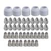 45pcs P-80 For Panasonic Plasma Electrode Nozzle 1.5 100Amp Plasma Cutting Torch