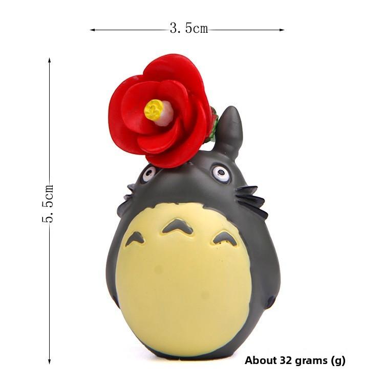 My Neighbor Totoro Sunflower Sculpture With Flower Theme For Garden Gifts Decor