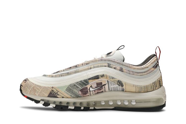 Men's Sneakers Nike Air Max 97 Newspaper Sail/Black-Team Orange-White