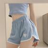 Женские спортивные шорты с цветными блоками и эластичной талией - 2025 Облегающий крой Повседневный дизайн