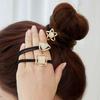 Poop Ponytail Best Dango Simple Hair Long Hair Elastic 5P 1Set