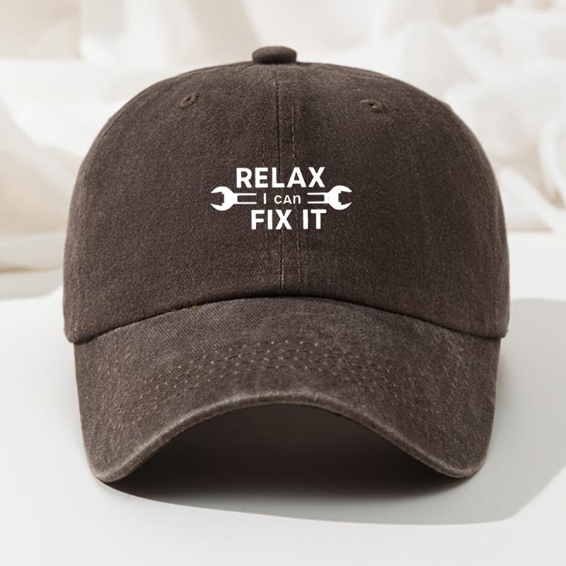 Fashion Printed Retro Washed Casual Hat, Adjustable High-quality Truck Fishing Hat, Mountaineering Peaked Hat