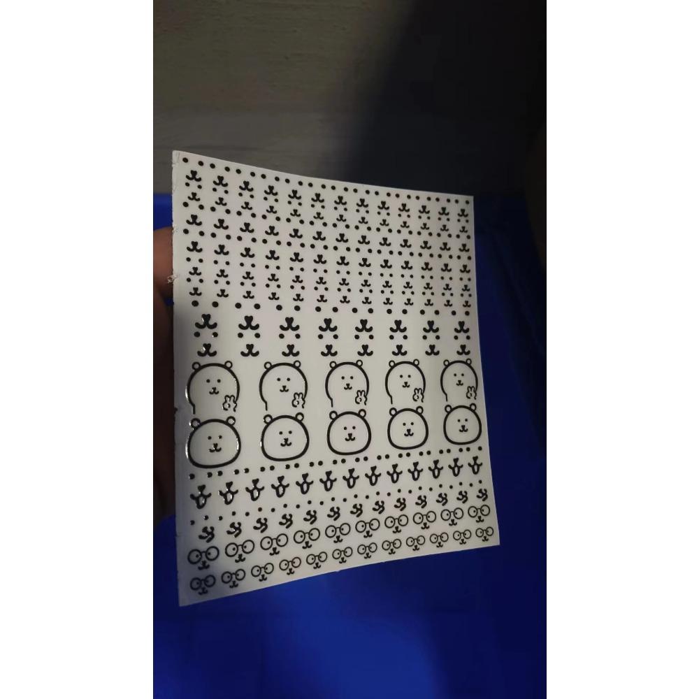 Новая наклейка на стакан с мишкой-шутником и друзьями, милые мультяшные выражения, водостойкая наклейка для украшения компьютера