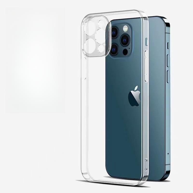 Прозрачный материал TPU, подходящий для Apple 16PRO Anti-fall 13, чехол для мобильного телефона Iphone15/14, мягкий чехол для мобильного телефона 11