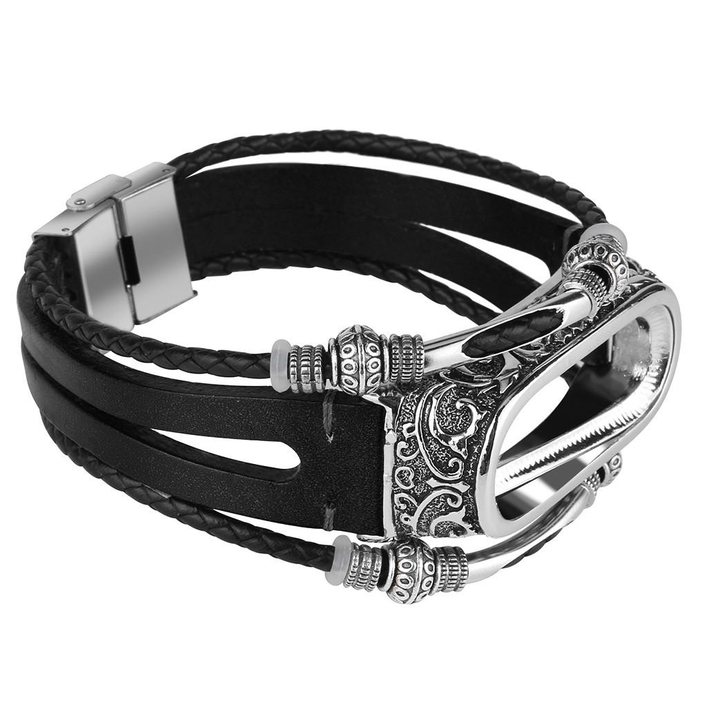 Сменный ремешок из кожи, металлический чехол для Xiaomi Mi 4