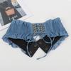 High Waist Female Waistband Cloth Wide Waist Belt Simple Denim Stretchy Cummerbunds  Female