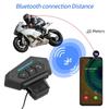 Motorcycle Helmet Headset Waterproof Long Standby Wireless Bluetooth 4.2 Handsfree Headphone for Motorbike Ride