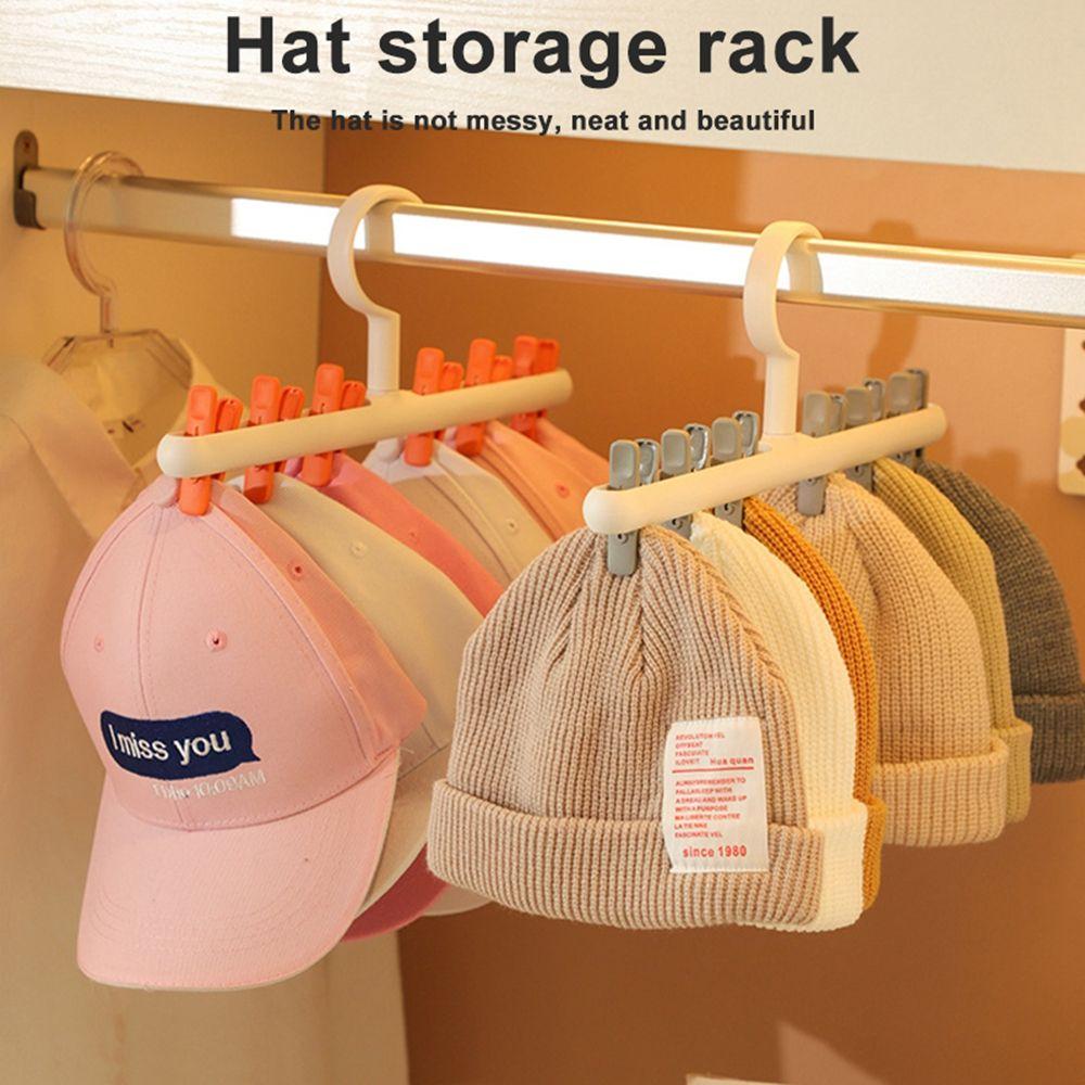 Clips Cap Storage Rack Hat Holder Cabinet Storage Hats Holder Hat Organizer Cabinet Storage Rack