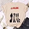 Женская футболка Gorillaz летняя футболка для девушки уличный стиль 2000-х харадзюку одежда